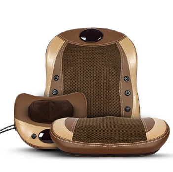 2017 Naujausias Elektros Shiatsu Masažo Kėdė Pagalvėlė Su Šiluma Massager minkymo bakstelėję masažas padengti pagalvėlė