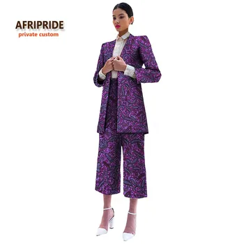 2017 Originalus ARIPRIDE privataus pagal užsakymą kostiumas rinkinys moterims ilgomis rankovėmis viršų ir high waisted kelnės mados darbo kostiumas A722608