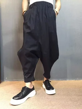 2017 originalūs vyriški drabužiai Haroun kelnes, kelnes, vasaros tendencija Mažai vyrų kirpykla kelnes dainininkės aprangos M-XL