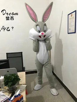 2017 Parduoti Kaip Karšto Profesinės Easter Bunny Talismanas Kostiumai Triušio ir Bugs Bunny Suaugusiųjų talismanas pardavimui
