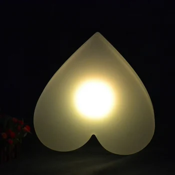 2017 Valentino 3D LED Lempos Naktį Šviesa 16 Spalvų Lentelė Lampe Dekoro luminarias įrenginiai lamparas už Chirstmas Apdailos 1pc