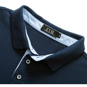 2018 aukštos kokybės vyrų polo marškinėliai Vasarą, trumpas rankovėmis medvilniniai vyriški polo mados verslo Atsitiktinis polo marškinėliai prekės ženklo drabužių camisa