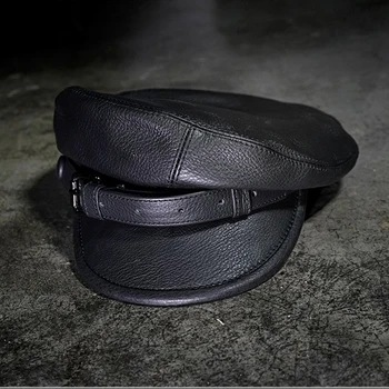 2018 Gražus Karinės Skrybėlę Falcon Bazės Chapeau Militaire Armijos Juodas Dangtelis Kepurės Vyrams Karinio Stiliaus Kepurės Vyrams moteris
