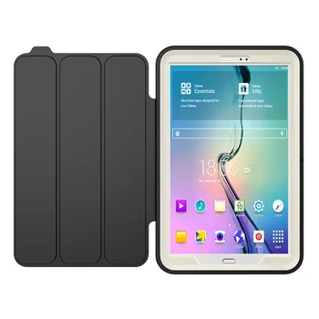 2018 karšto Prabanga dangtelis skirtas Samsung Galaxy Tab 10.1 T580 T585 tris kartus Smart Verslo odinis dėklas+ekrano plėvelė+stylus nemokamai
