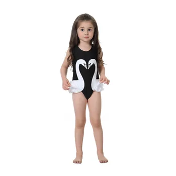 2018 m. Nauja Baby Mergaitės Vasaros Stiliaus Rankovių Paplūdimio Suknelė Vaikai Mados Drabužiai Vaikams Suknelė 90-140CM Ūgio Mergaitėms
