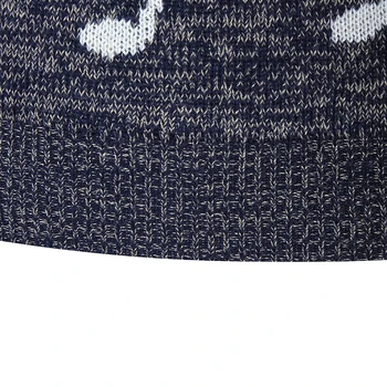 2018 m. rudens žiemos naujas vyrų atsitiktinis Megztinis vyrams Kinų stiliaus plonas megztinis O-kaklo Muzikos charakterį modelio megztinis drabužiai Viršūnės
