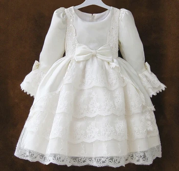 2018 Merginos prekės kokybės pirmajame pranešime suknelė vaikų gradacijos kamuolys suknelė šalis suknelės vaikams mergaitėms teismas suknelė balta rausva