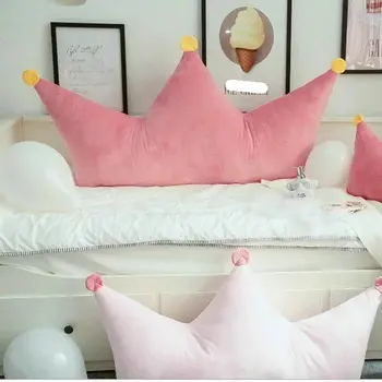 2018 Naujas Stilius Mielas Karūna pagalvę įdaryti pliušas pagalvės Karūna pliušiniai žaislai, kūdikių, vaikų lovos namus papuošti