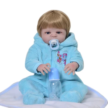 2018 Naują Atvykimo 23 Colių Full Silikono Vinilo Reborn Baby Doll Tikroviška Kūdikiams Playmates Mielas Princesė Geriausia Gimtadienio Dovana