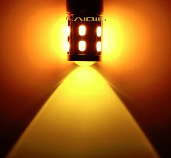 20pcs 7443 7440 Automobilių, LED lemputes 12 SMD 5730 W21/5W 5W Didelės galios XPE LED lempos, Lemputės, automobilių šviesos šaltinis automobilių stovėjimo aikštelė Raudona Balta Geltona