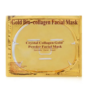 20PCS/daug Aukso Bio-Kolageno Veido Kaukė, Veido Kaukės Crystal Aukso Milteliai Kolageno Veido Kaukė Drėkina Anti-Senėjimo Naftos-kontrolės