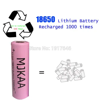 20x18650 Įkraunamas Baterijas(Ne AA baterijos), 3,7 v 2200mAh Li Li-ion Baterijos Energijos Banko 18650), 3,7 v 18650 baterija