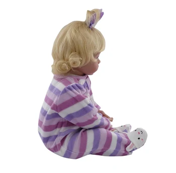 22 colių vaikų dovanos lėlės reborn Silikono kūdikių lėlės Su Medvilnės Kūno Apsirengusi Gražus Megztinis 56 cm mergaitėms, žaislai, vaikų