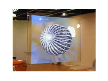 220cm* 80cm Holografinis skaidrus, atbulinės projekcijos ekrano plėvelę, ekranas ryškus ir aiškus vaizdas už lango Stiklo, Parduotuvėje, oro Uoste