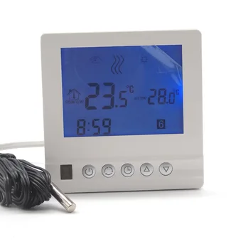 220V grindinio šildymo termostatas savaitinis programuojamas su ES