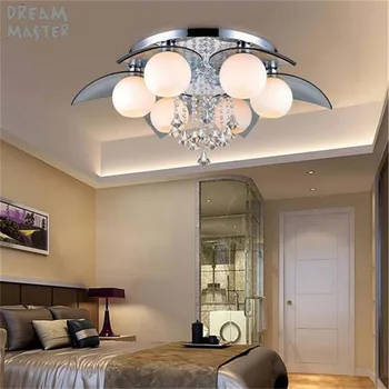 220V Nuotolinis valdymas LED šviestuvai krištolo Blizgesį Lempos kambarį miegamasis graži lempa, šviestuvas, luminaria luces decorativa