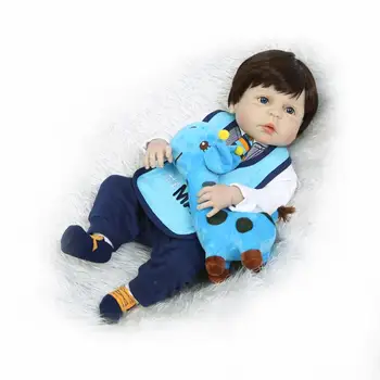 22inch baby born lėlės žaislas NPK naują atvykimo visus Silikono Kūdikių Lėlės Reborn 56cm visas Vinilo Reborn Lėles, Žaislus vaikams mergina dovana