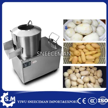 240KG/H komercinės pramoninės bulvių lupimo skalbimo mašina, manijokai skustukas maker mašina kamieninių daržovių skustukas mašina