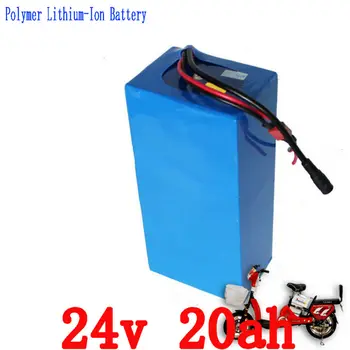 24v 20ah ličio baterija 24v 20ah akumuliatorius li-ion skirtas dviratis 24v baterija 350w e dviratį 250w variklis su 15A BMS Įkroviklis