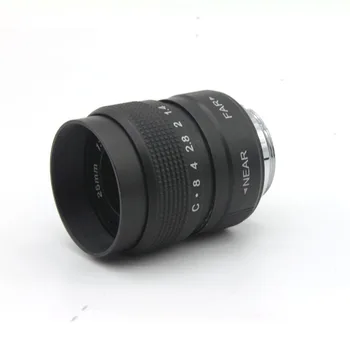 25mm f/1.4 C Mount TELEVIZIJA CCTV Lens kūno black forEOS M Micro 4/3 FX N1 NEX nemokamas pristatymas