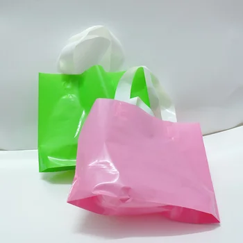 25x20+8cm pagal užsakymą atspausdintas logotipas dovana plastikinis maišelis/rankena pakuotė maišelis/pirkinių maišai drabužiams