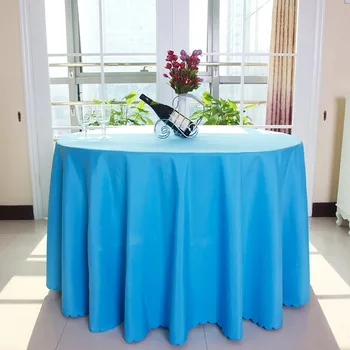 260cm aukštos kokybės kietas didelis apvali staltiesė stalo padengti stalo sijonas namų apdailos vestuves staltiesė apvalus dangtis