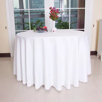 260cm aukštos kokybės kietas didelis apvali staltiesė stalo padengti stalo sijonas namų apdailos vestuves staltiesė apvalus dangtis