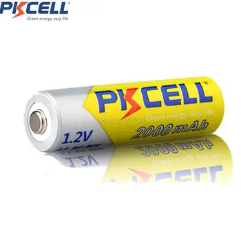 28 x PKCELL AA Įkraunamos Baterijos NI-MH 2000mAh 1.2 V 2A Bateria Baterias