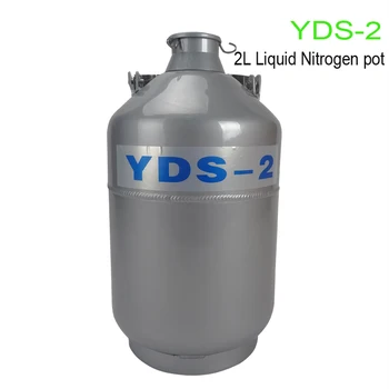 2L YDS-2 Aliuminio Lydinio Skysto Azoto Talpyklose Skysto Azoto Talpykla Dewar nitrogenio skystis