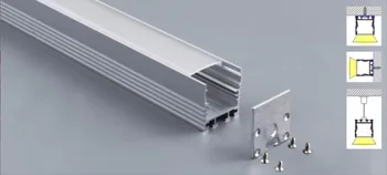 2m/vnt. Nemokamas Pristatymas 2000mmX30mmX30mm Didelės galios aliuminio profilis led juostelė naudojama sienų,aukštyn arba žemyn kryptimi