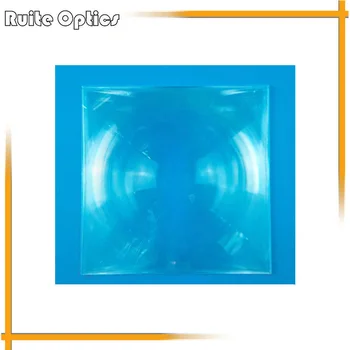 2vnt 100x100mm Plastiko Frenelio LED Objektyvas Saulės Židinio Nuotolis 50mm dėl Plokštumoje, didinamasis stiklas,Saulės Energijos Koncentratorius