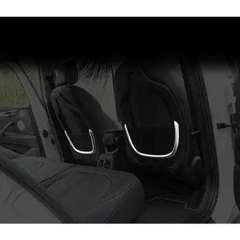 2vnt Automobilio Salono ABS Priekinės Sėdynės atlošo Galinės Saugojimo Ju Padengti, Apdaila, Apdailos Lipdukas Tinka BMW X1 2016 Automobilių Optikos Reikmenys