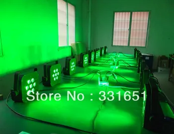 2vnt/daug 2013 Karšto LED PAR ŠVIESOS Naujas 7x15W RGBAW 5IN1Flat Slim LED Par Lengva naudoti