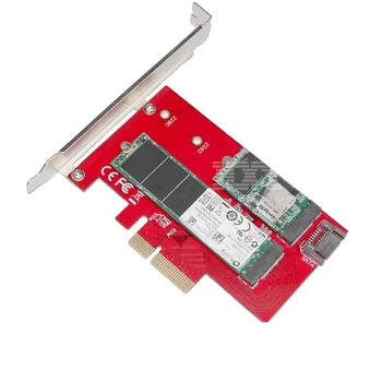 2VNT/DAUG Aukštos Kokybės NAUJAS PREKĖS ženklas PCI-E X4, kad NGFF(M. 2)VSD Kortelės Adapteris su Kabelių ir Atsuktuvas M. 2 Plėtros Kortelę