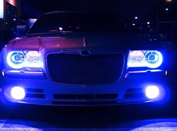 2vnt/Daug Automobilių H7 80W Didelės Energijos Ultra Blue LED 1000 LM Rūko Vairavimo DRL Žibintai Lemputės 12V-24V
