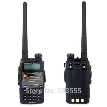 2vnt Naujos Walkie Talkie Baofeng UV-5RO VHF+UHF 134-174MHz 400-520MHz VOX, Dual Band Standbys DTMF Du Būdu Radijo