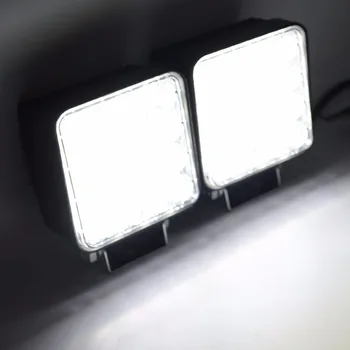 2X Automobilio Išorės Šviesos 48w led darbo šviesos diodų (led) traktoriaus darbinis šviesos vietoje potvynių sunkvežimių 24v ATV rūko led tolimosios šviesos off road 4X4