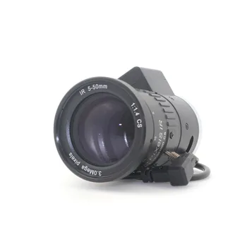 3.0Megapixel Varifocal HD CCTV Camera/ITS Lens 5-50mm CS Mount Auto iris F1.4 For IP Camera box
