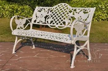 3 asmuo lieto aliuminio geros kokybės, prabangos patvarus parko suolelio sodo kėdės lauko