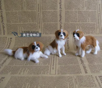 3 gabalus daug mažas, mielas modeliavimas saint bernard žaislai gyvas šuo lėlės dovana