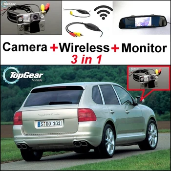 3 in1 Specialus Galinio vaizdo Kamera, Wifi + Belaidis Imtuvas + Veidrodis Stebėti Lengva Parkavimo Sistema 