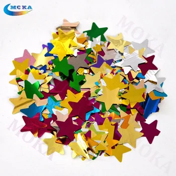 3 kg/daug spalvų derinys žvaigždučių konfeti popierius šalies konfeti mašina, su Audinio, popieriaus etape specialiųjų efektų