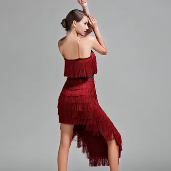 3 spalvų kutas lotynų amerikos šokių suknelės moterims, lotynų suknelė rumba šiuolaikinio šokio kostiumas seksualus tango suknelės latino moterų salsa