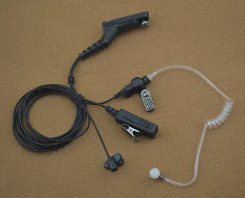 3-Wire Aišku, Vamzdelis, Oro Akustinės Ausinės Ausinė skirta MOTOTRBO XPR 6550 XIR P8268 DP3404 DP3601 DGP6150