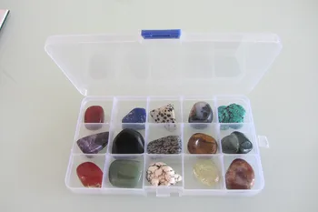 300g Natūralaus Multi - spalvinga kristalų raw rūdos pavyzdžius