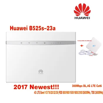 300M Atrakinta Huawei B525 4G LTE WLAN Maršrutizatorius 35dBi 3G/4G LTE Ilgo Nuotolio Signalo Stiprintuvas Antenai