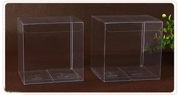30pcs 11*11*11cm skaidraus plastiko pvc dėžės, pakuotė giftcandycosmeticcakecrafts ekranas paketas skaidrus Langelis
