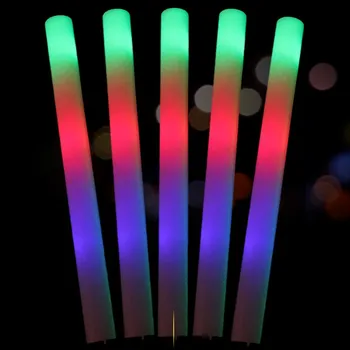 30pcs/daug spalvotų keičiasi lėtai led putų stick šalies glow stick drebulys iki priėmimo gyva atmosfera nemokamas pristatymas