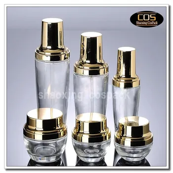 30PCS JGX40 30ml tuščius skaidraus stiklo buteliukus, internete, 1oz kosmetikos stiklainių su dangteliais, odos priežiūros kremas stiklo taros pakuotės