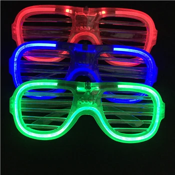 30PCS Naktį Šviesos diodų (LED) Užrakto Akinius, naktiniame klube Bar Ktv Helovinas Kalėdų LED akinius Žaislai, Gimtadienio Dovana
